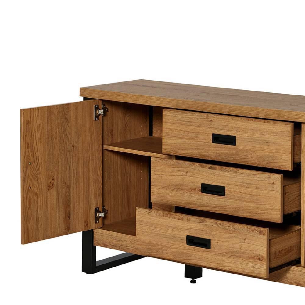 Esszimmerkommode Precio mit Bügelfuß und Drehtüren