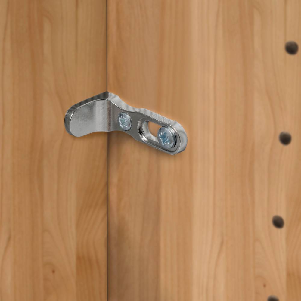 Kleiderschrank Viramiru in Eiche Bianco & Champagner mit Drehtüren