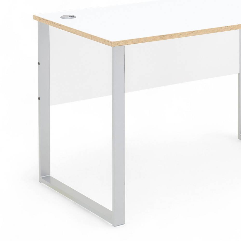 Büroschreibtisch Mariocavo mit Bügelgestell in modernem Design