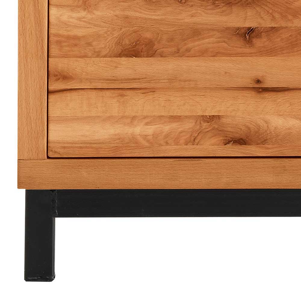 Dielenschrank Sherada aus Kernbuche Massivholz 200 cm hoch