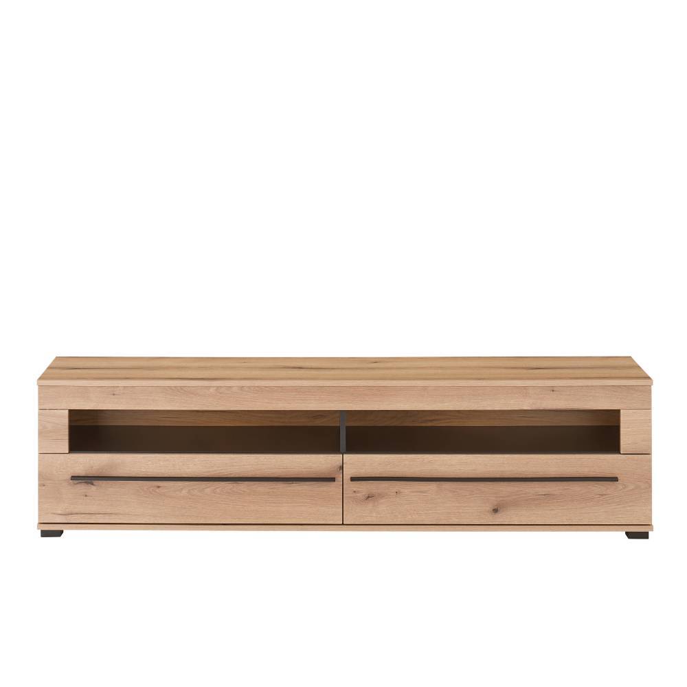 Wohnzimmer Anbauwand Cemutra in modernem Design 270 cm breit (vierteilig)