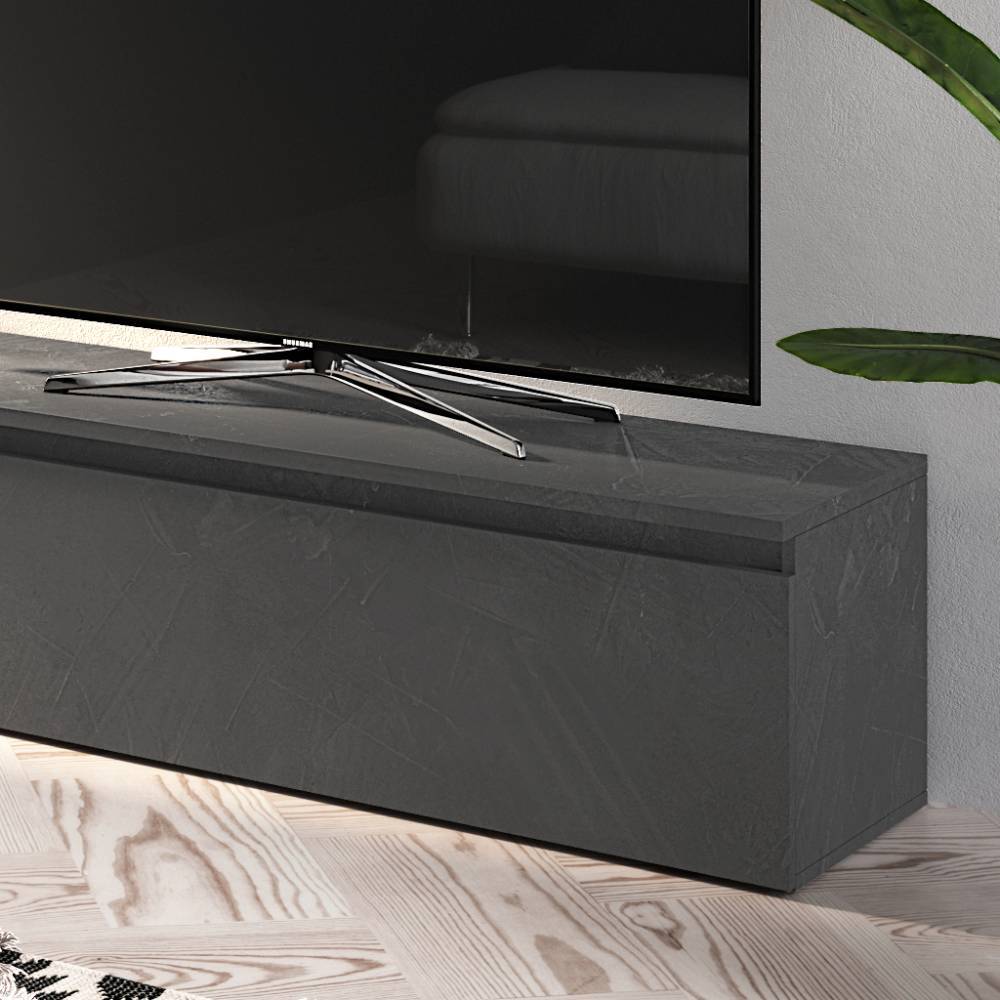 TV Wohnwand Avigano in modernem Design 40 cm tief (elfteilig)
