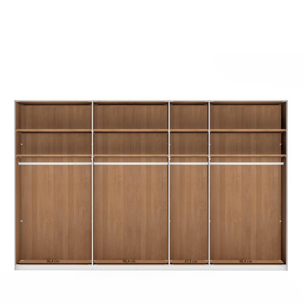Drehtürenkleiderschrank Merkur 344 cm breit - Made in Germany