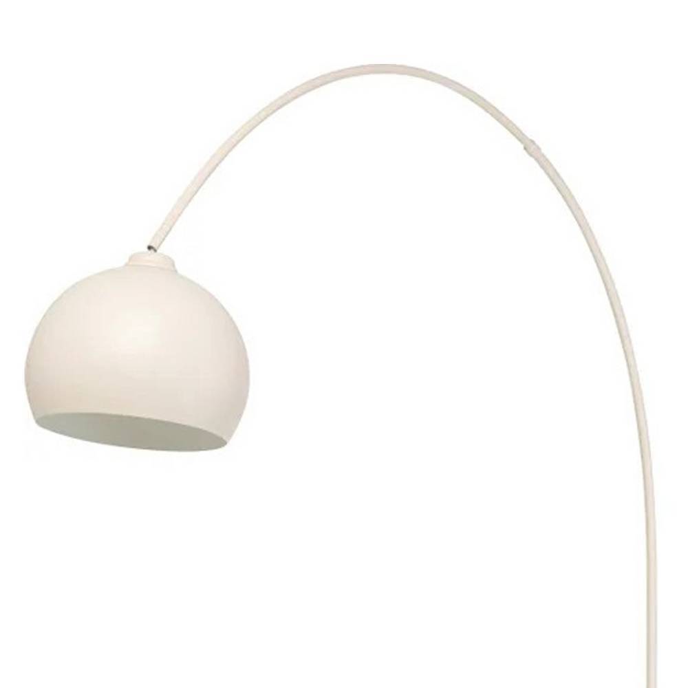 Metall Stehleuchte Cacillo in Beige 155 cm tief