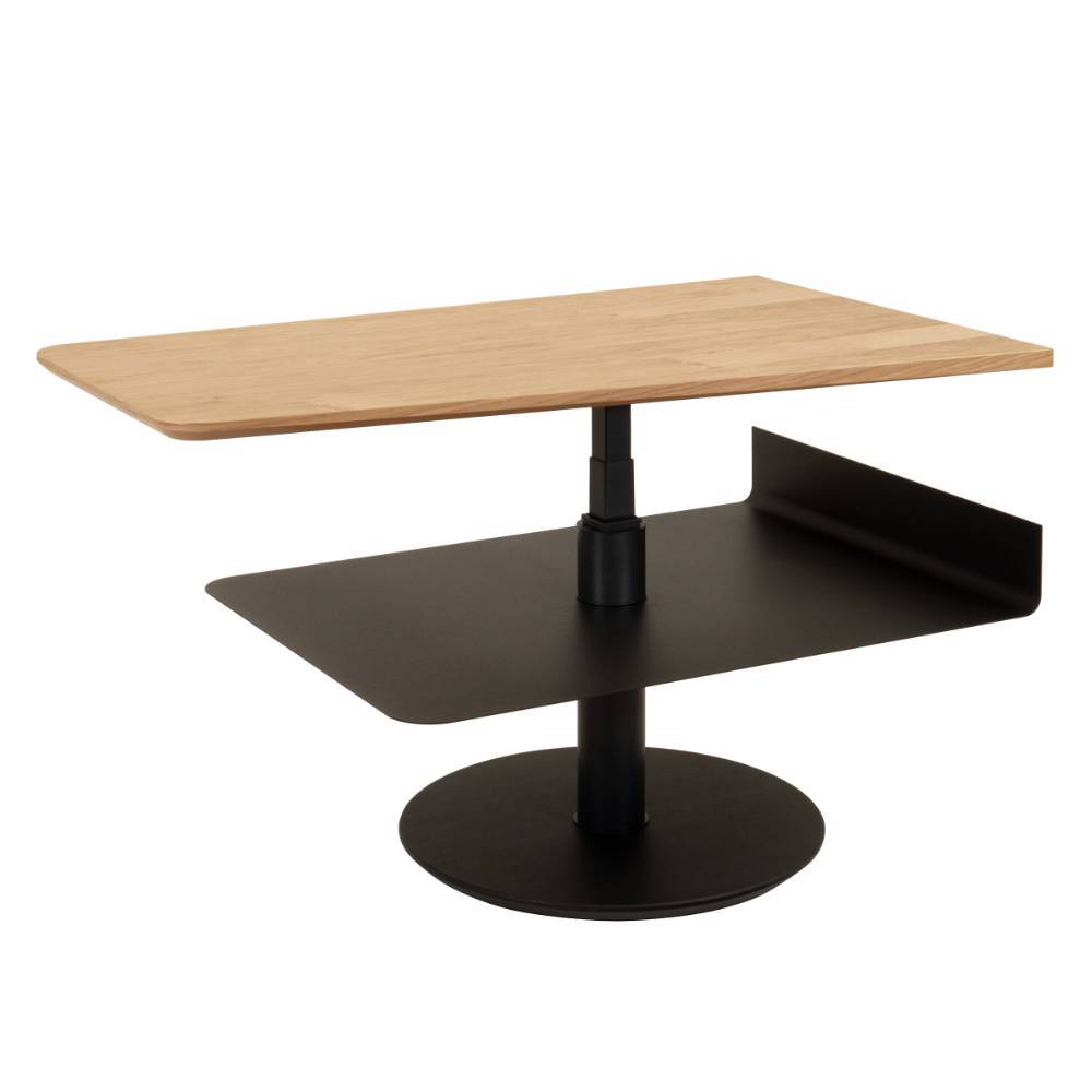 Wohnzimmer Tisch Heraklion auf Säulengestell in modernem Design