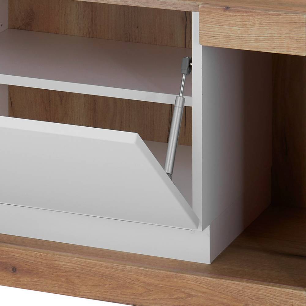 Anbauwand Asprecca 195 cm hoch und 43 cm tief (vierteilig)