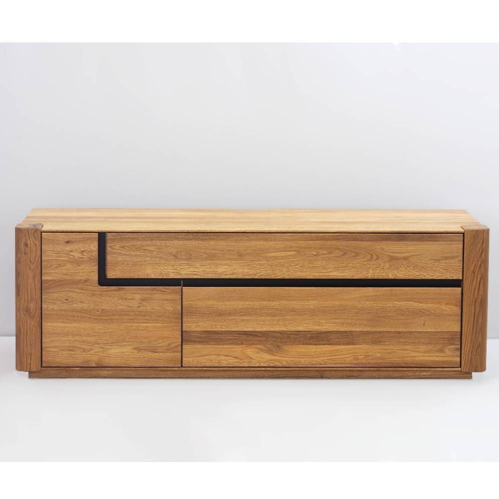 TV Lowboard Arouca aus Eiche Massivholz 162 cm breit