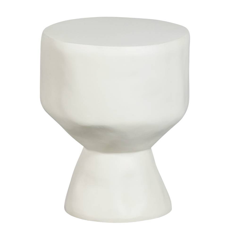 Beistelltisch Fuxiata in organischer Form - Naturweiß