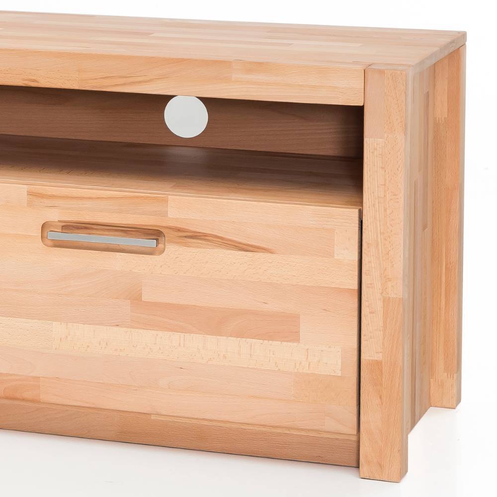 Fernsehlowboard Jameson aus Kernbuche Massivholz 185 cm breit