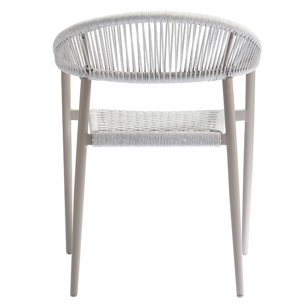 Outdoor Stühle Rabima aus Kordel und Aluminium (2er Set)