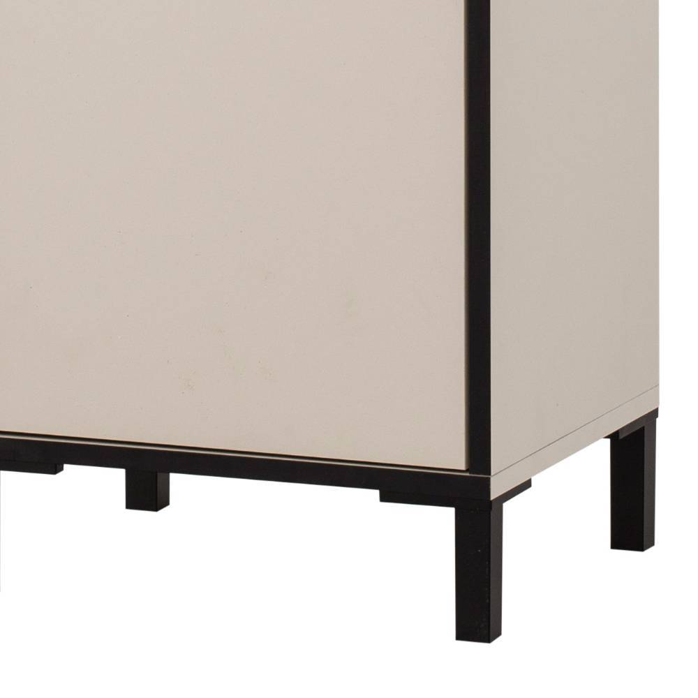 Hochschrank Isabelona in Cremeweiß 41 cm breit