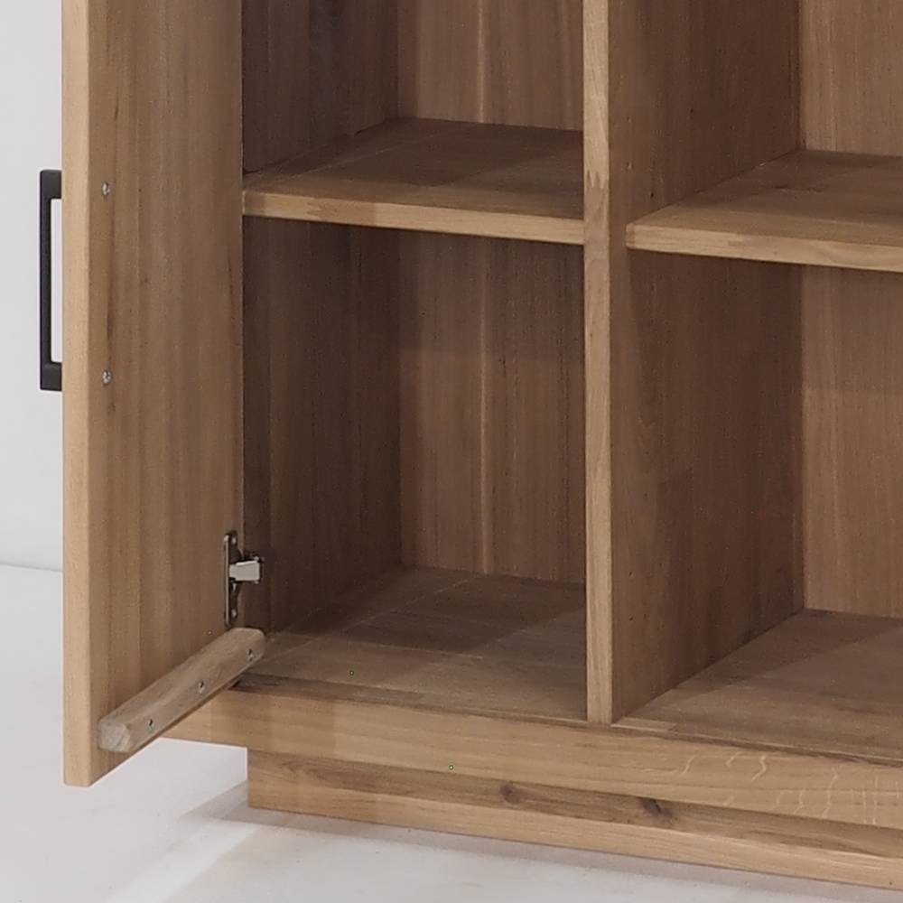 Vitrinenschrank Artjes in Eiche Bianco geölt