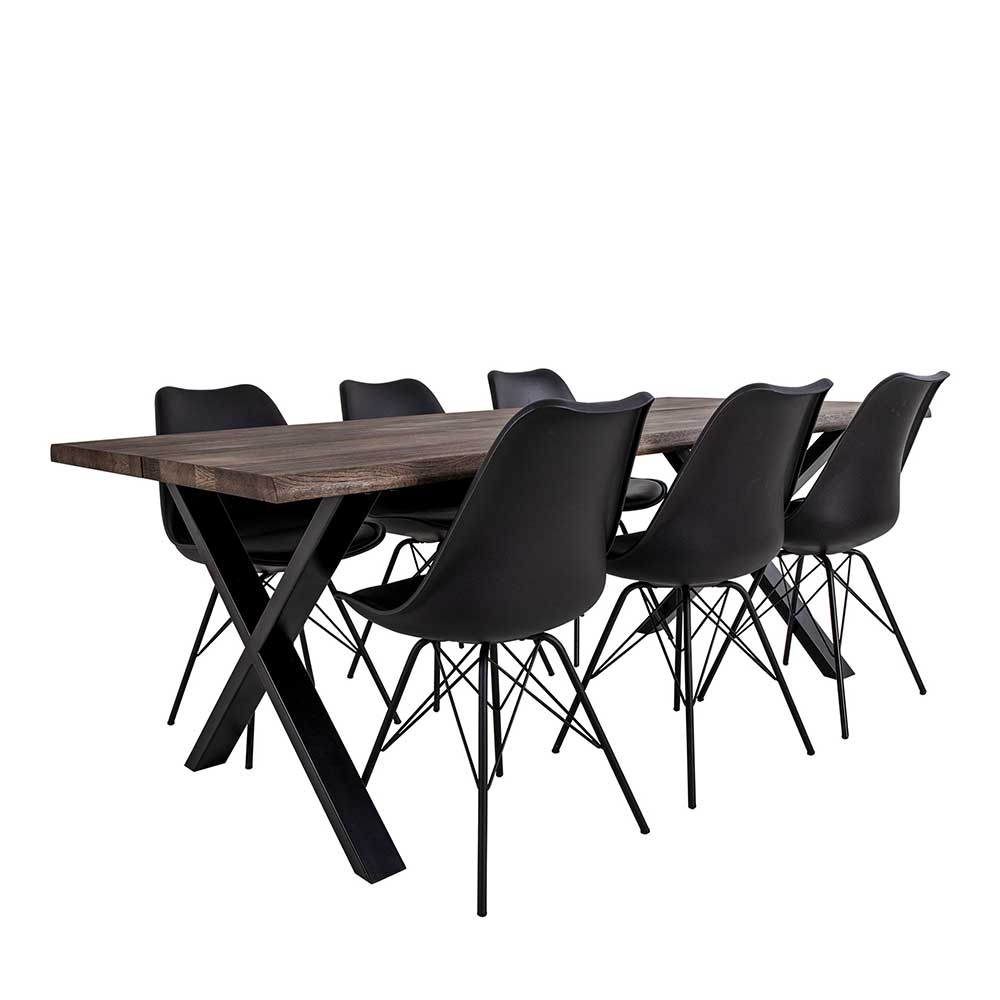 Esszimmer Sitzgruppe Lakosion im Loft Design für 6 Personen (siebenteilig)