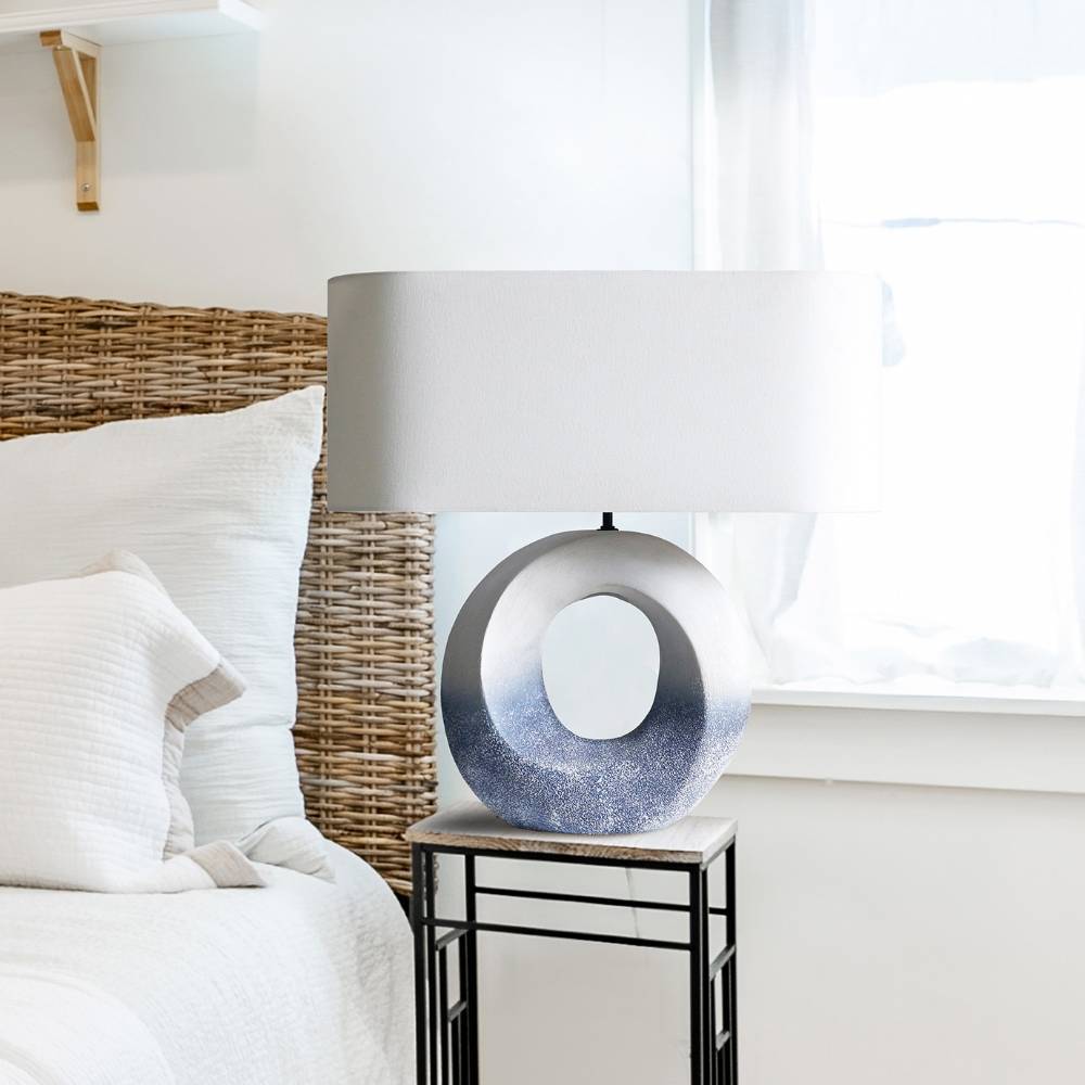 Tischlampe Pression aus Keramik im mediterranen Stil