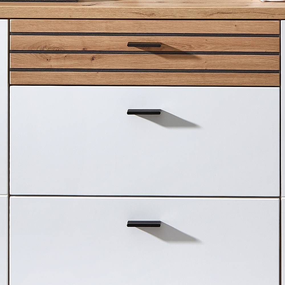 Schuhschrank Luzie in modernem Design mit zwei Schubladen