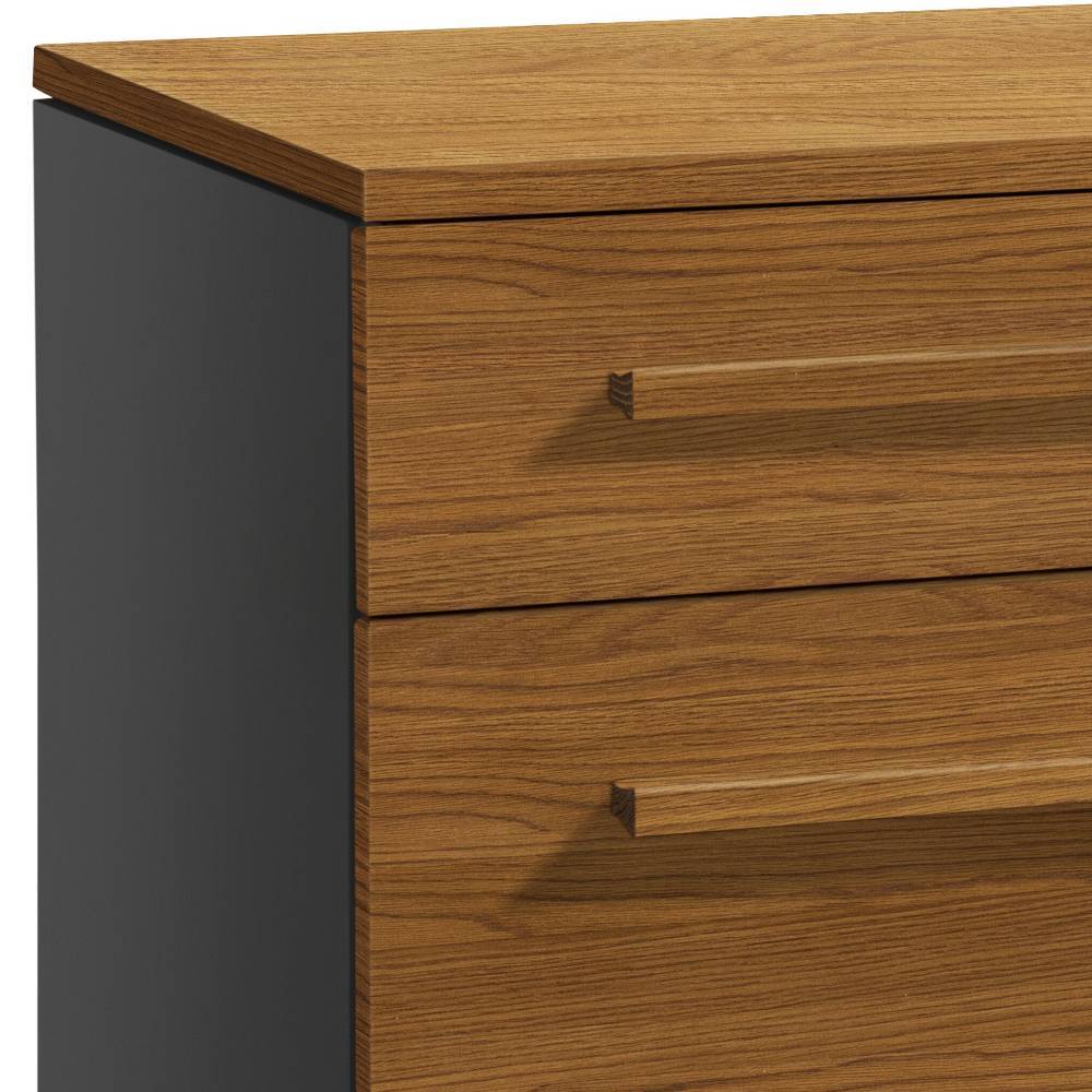 Esszimmersideboard Grandiova mit zwölf Schubladen 135 cm breit