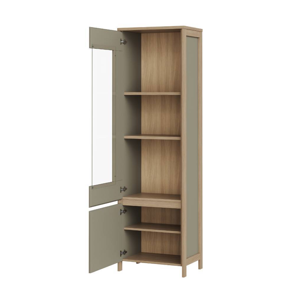 Wohnwand Fine im Skandi Design 195 cm hoch (vierteilig)