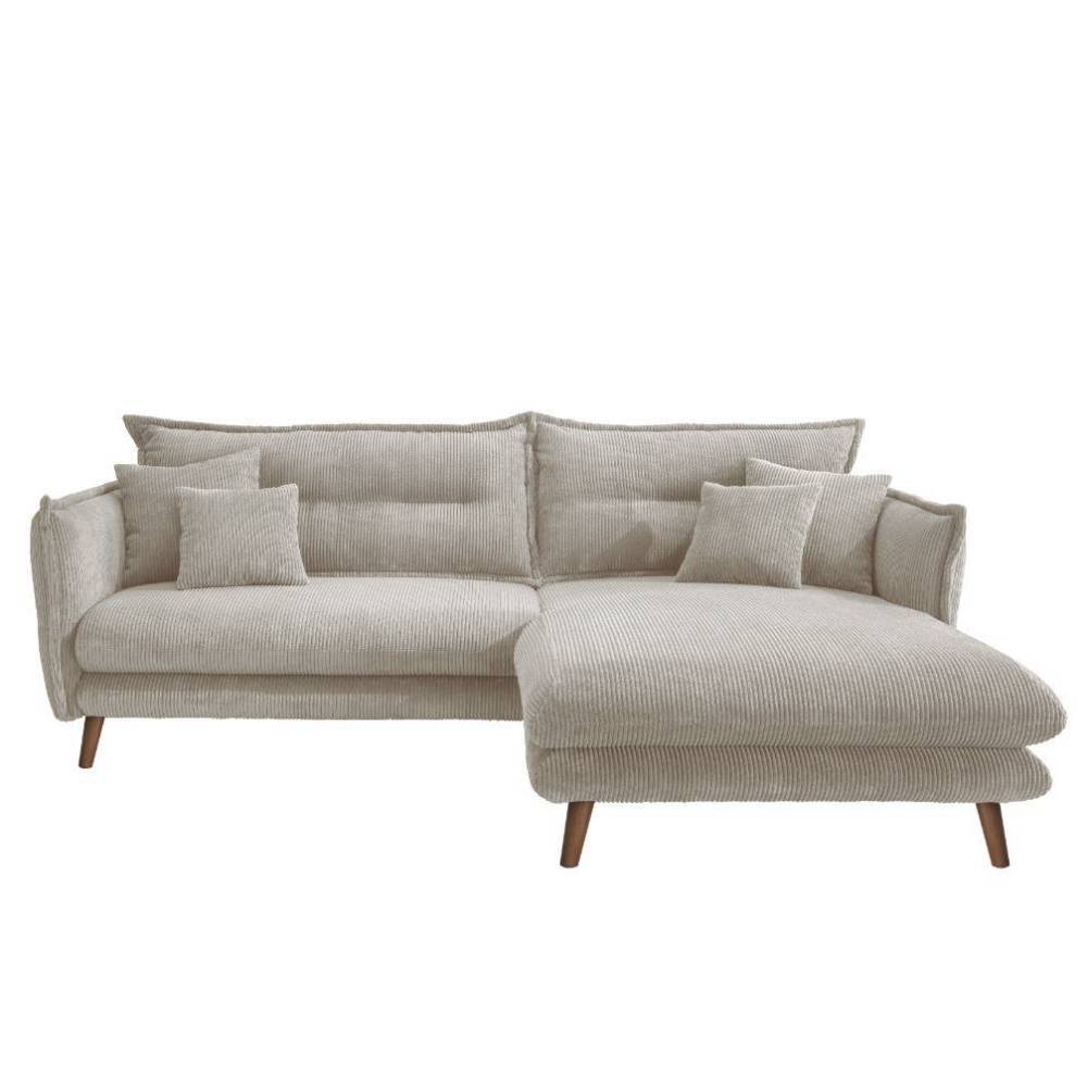 Ecksofa Snoba in Beige aus Cord
