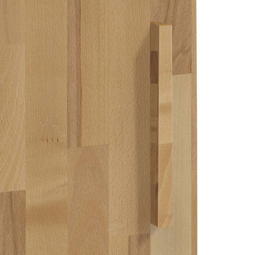 Schrank Obrato mit Drehtür und Holzgriff