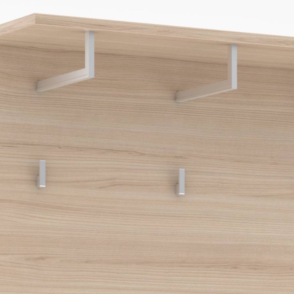Garderobe Daniele für die Wandmontage in Eichefarben