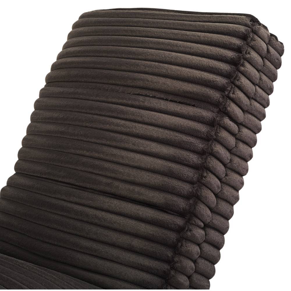 Relaxliege Euphonia aus Cord in Schwarzgrau