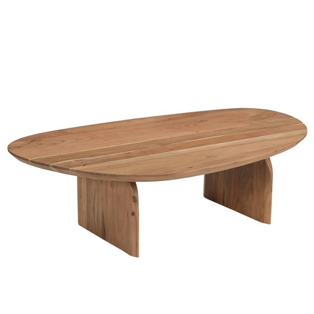 Holztisch Troyesa in organischer Form und modernem Design