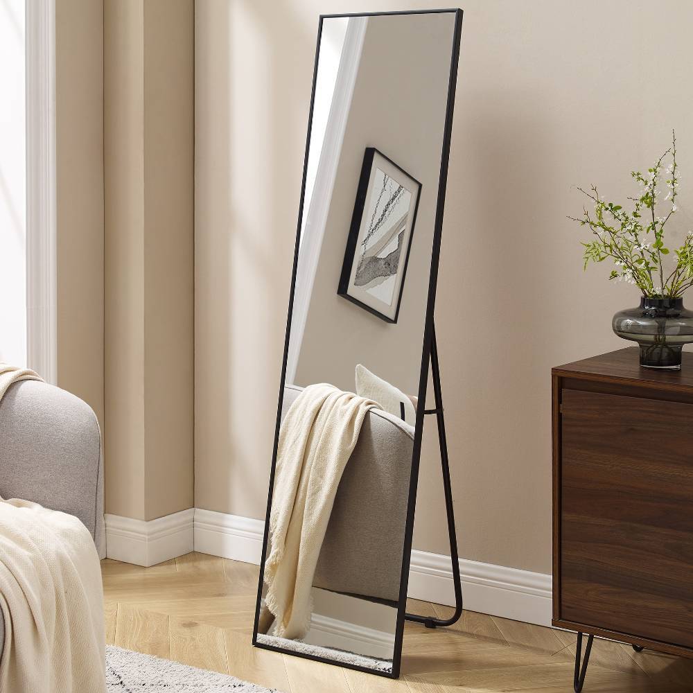 Ganzkörperspiegel Bulvaty in Schwarz 150 cm hoch