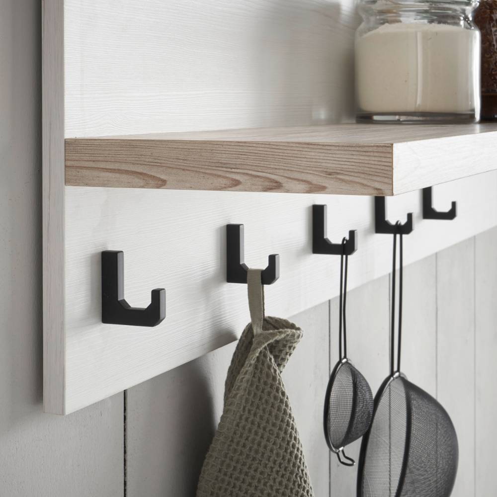 Landhausstil Küchenblock Flurencina in Weiß 60 cm tief (vierteilig)