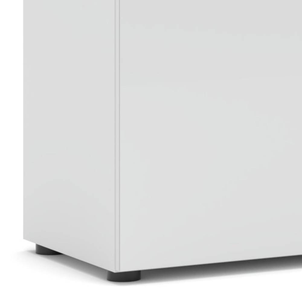 Highboard Pandoro mit Drehtüren und Metallgriffen