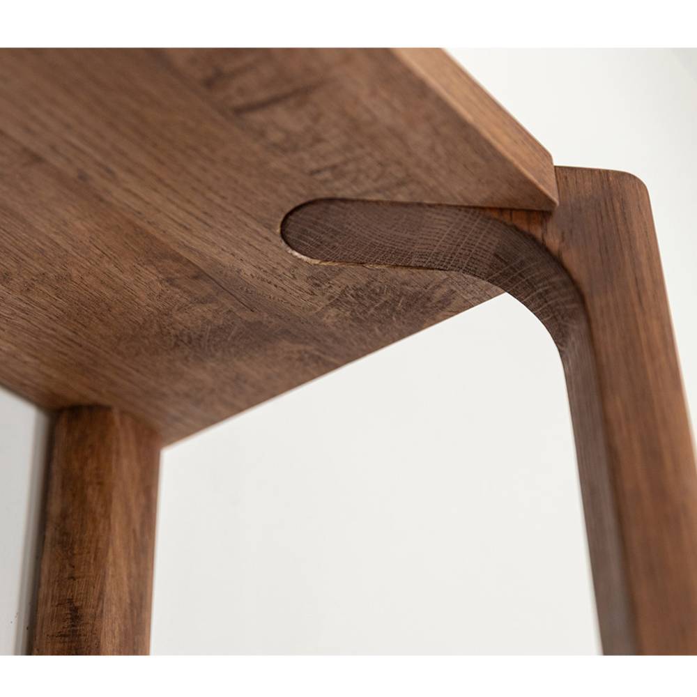 Wandgarderobe Sona in Eiche Tabacco mit Hutablage aus Holz