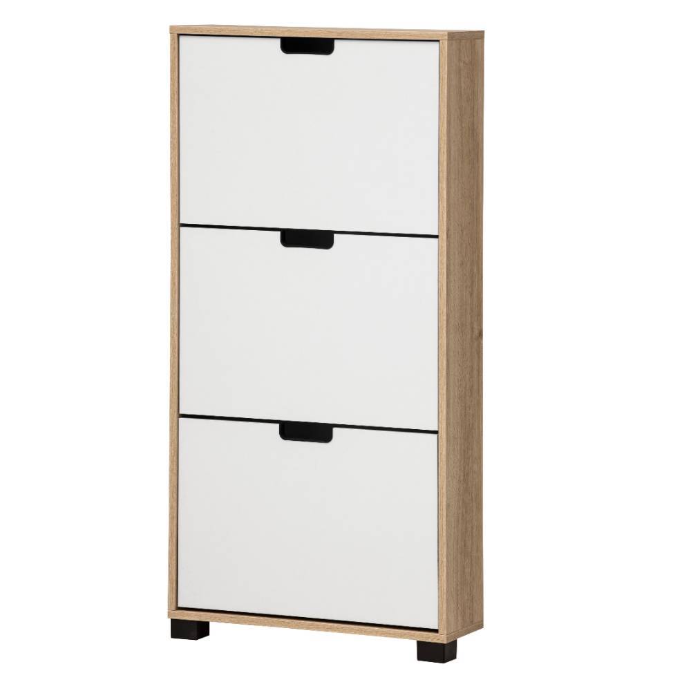Schuhklappenschrank Lavenci 20 cm tief und 124 cm hoch