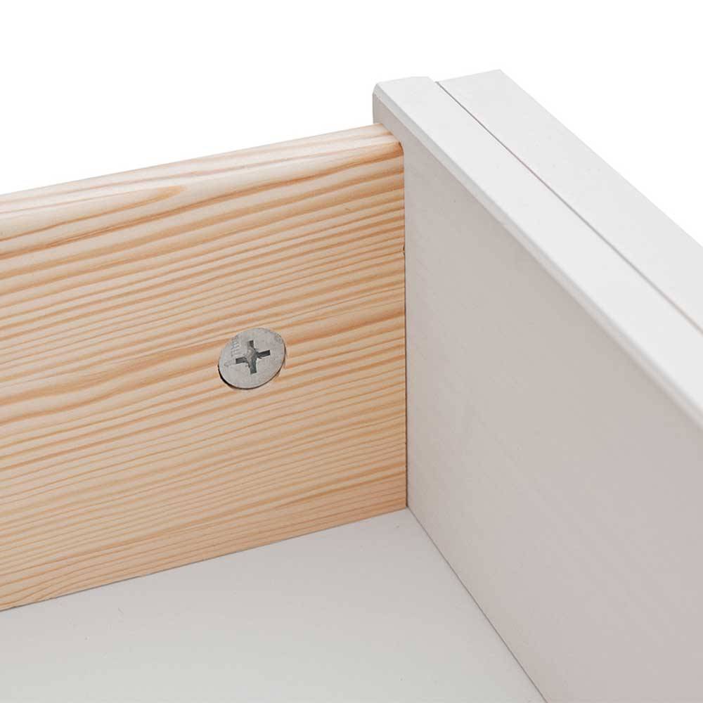 Wohnzimmerschrank Corao im Landhausstil mit Glastür
