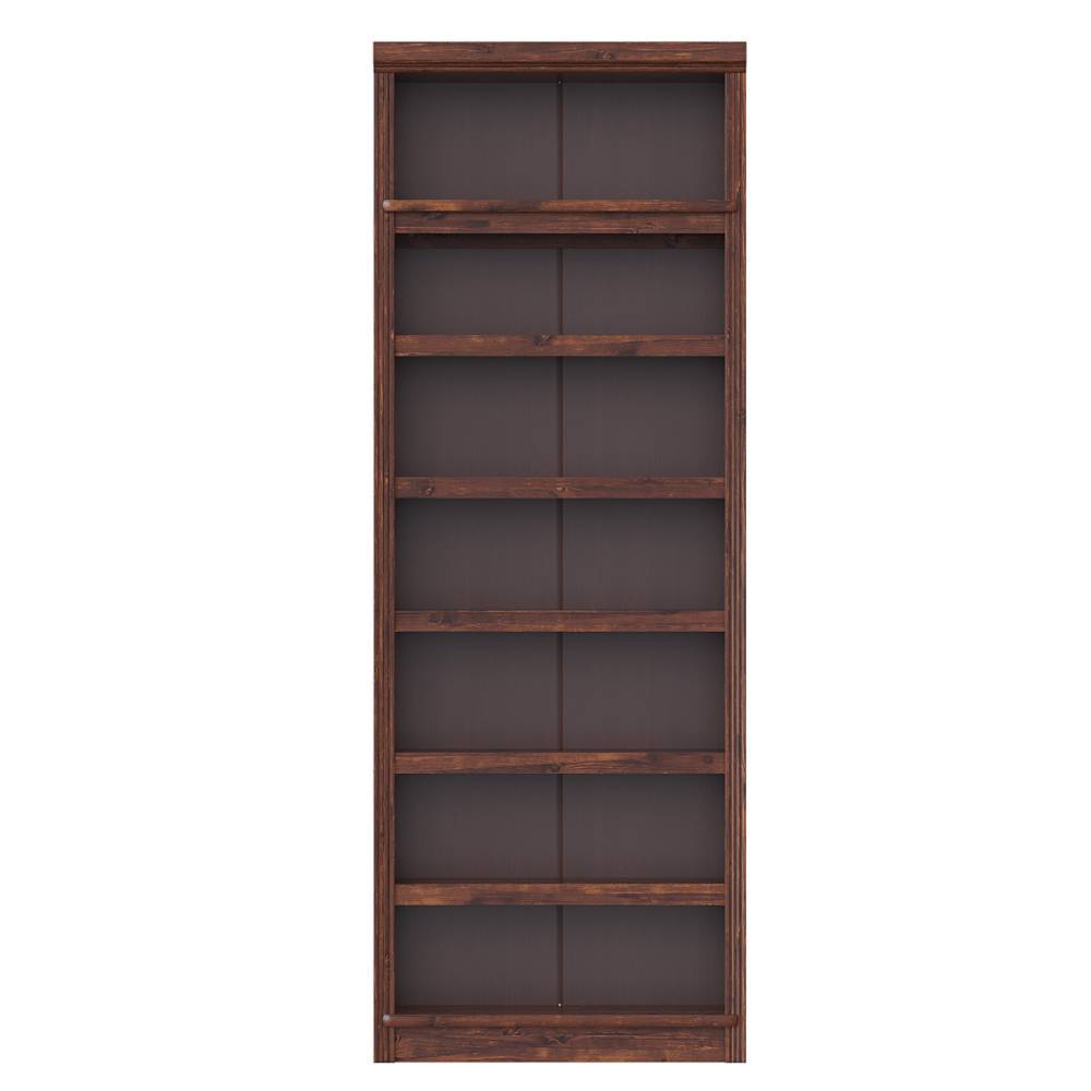 Wohnzimmer Regal Naguera 220 cm hoch mit sechs Einlegeböden
