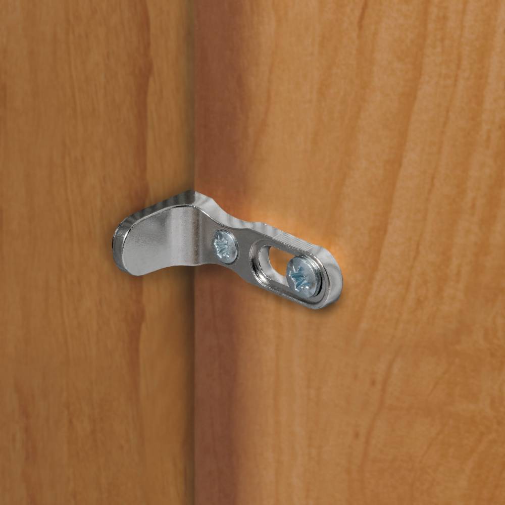 Drehtürenkleiderschrank Durac in Eiche Bianco und Weiß