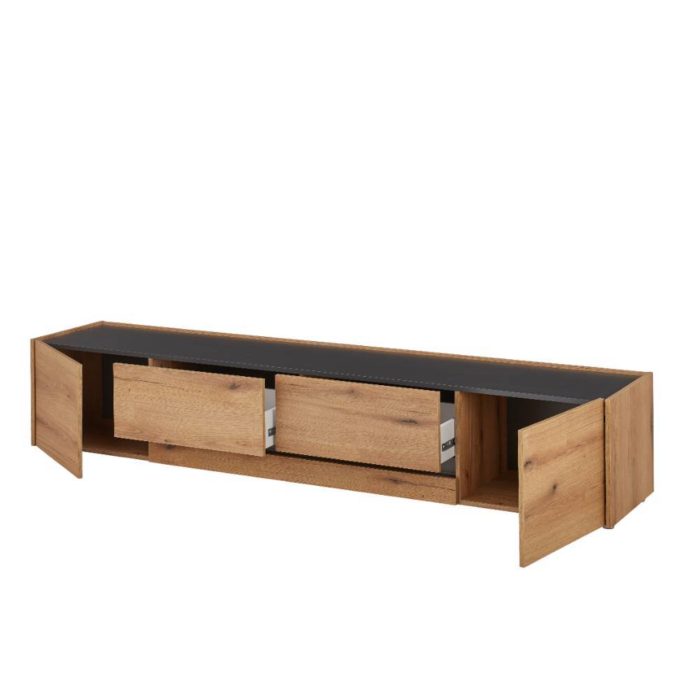 Wohnwand Castilla in modernem Design 223 cm breit (zweiteilig)