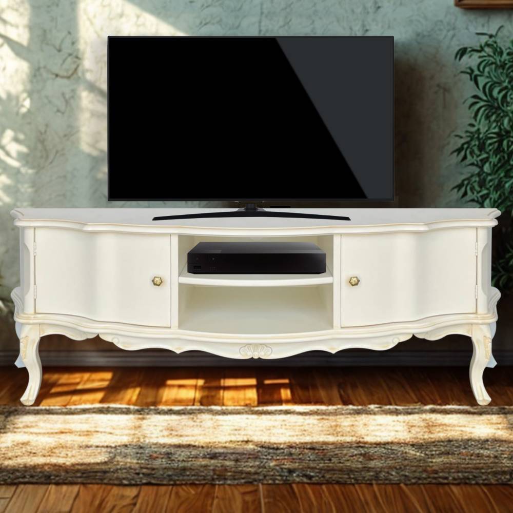 Fernsehlowboard Ejulia 165 cm breit im Barockstil