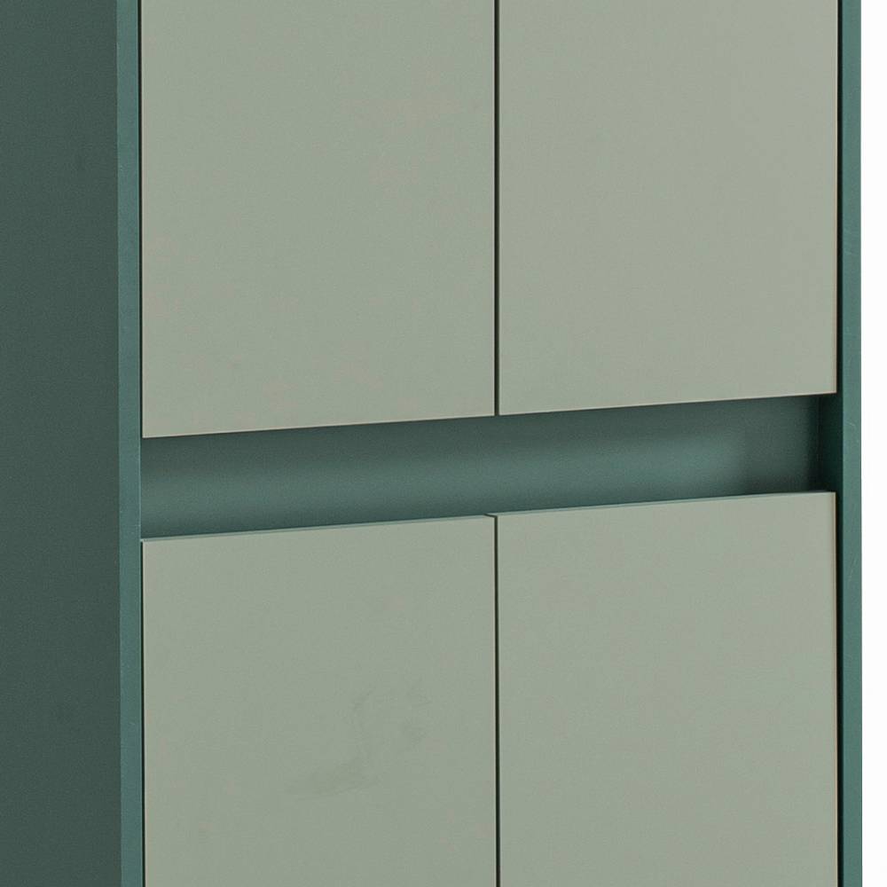 Bad Hochschrank Yochana 33 cm tief melaminbeschichtet