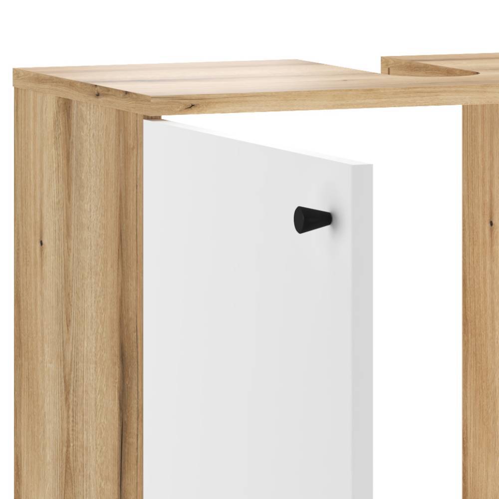 Badmöbelkomplettset Zyret dreiteilig in modernem Design (dreiteilig)
