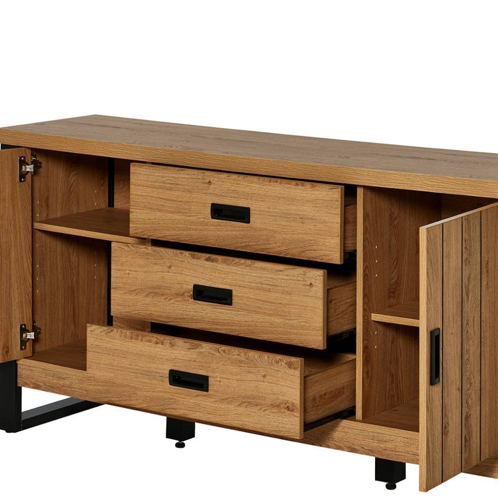 Esszimmerkommode Precio mit Bügelfuß und Drehtüren