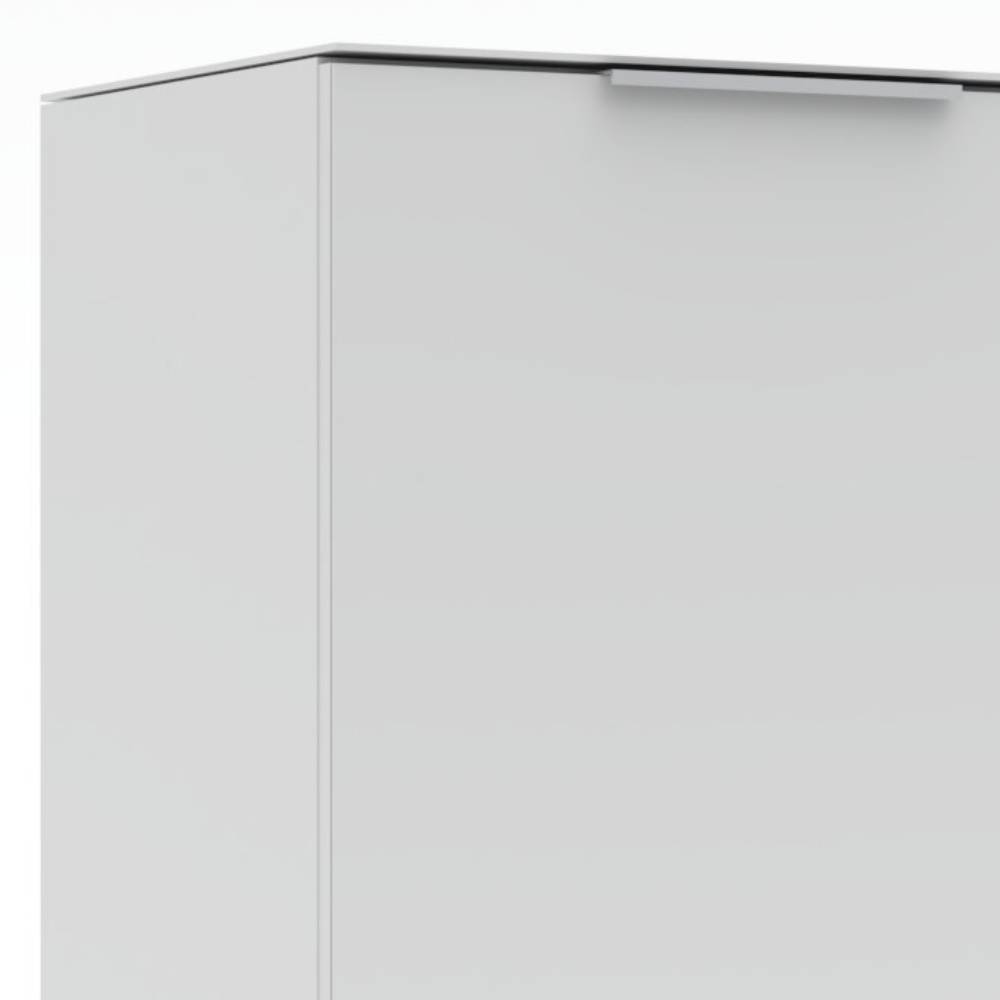 Highboard Pandoro mit Drehtüren und Metallgriffen