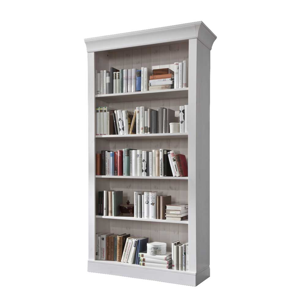 Bücherregal Mures in Weiß
