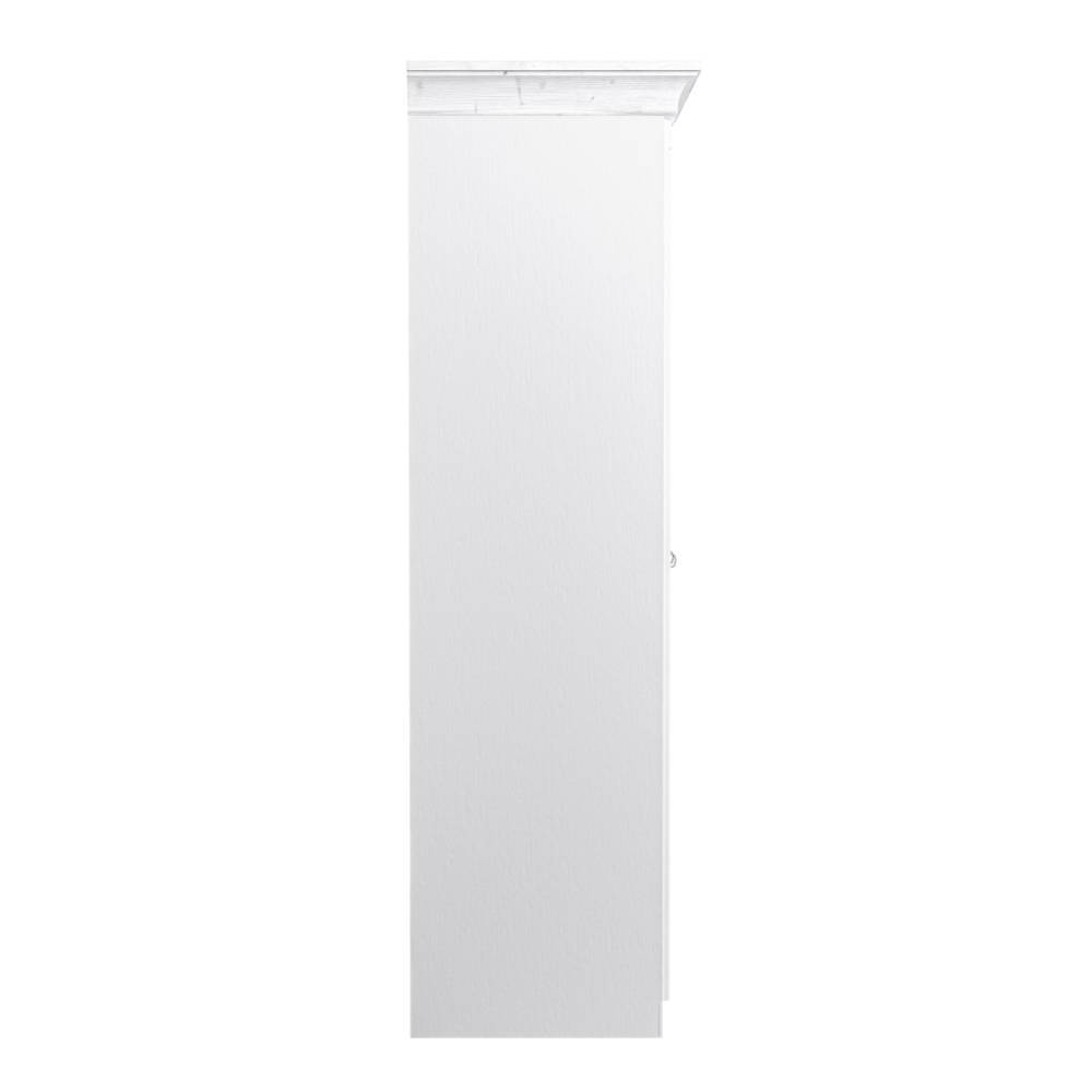 Landhaus Kleiderschrank Vilatata mit Drehtüren und Kassetten Optik Front
