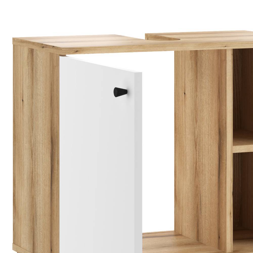 Waschplatz Set Zyret in modernem Design 60 cm breit (zweiteilig)