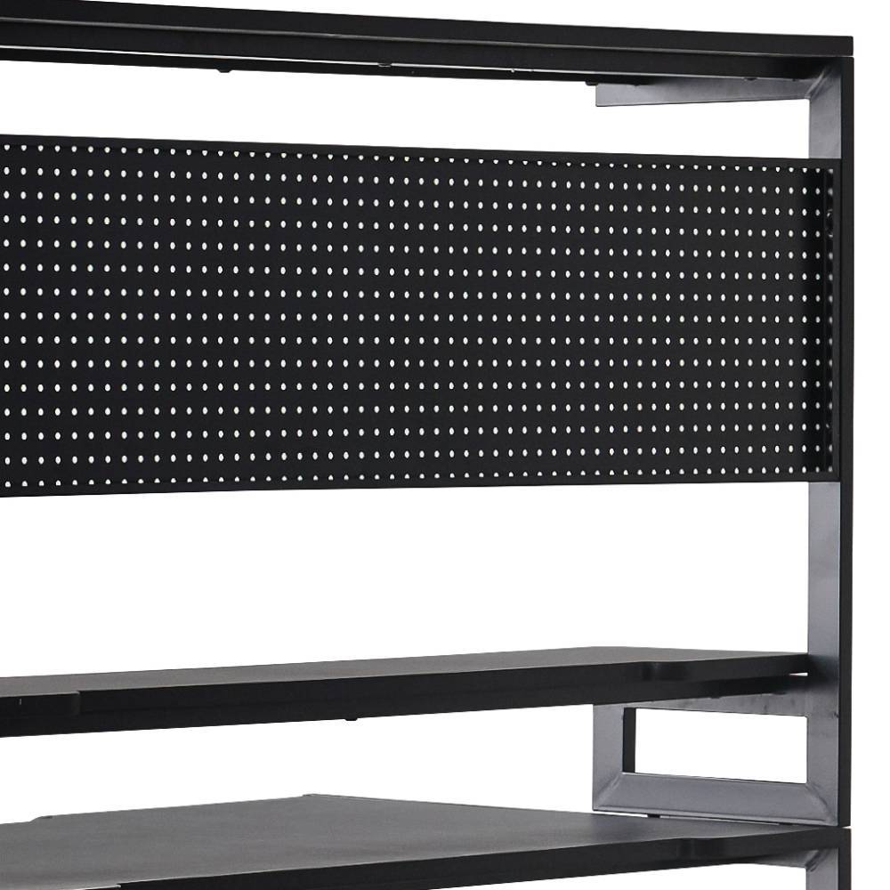 Gaming Schreibtisch Sixtys mit Bildschirmaufsatz 120 cm breit