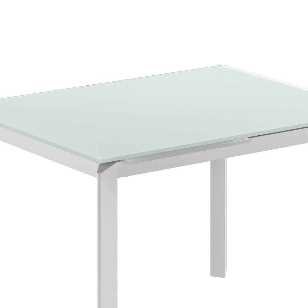 Esszimmer Tisch Burina aus Glas und Metall