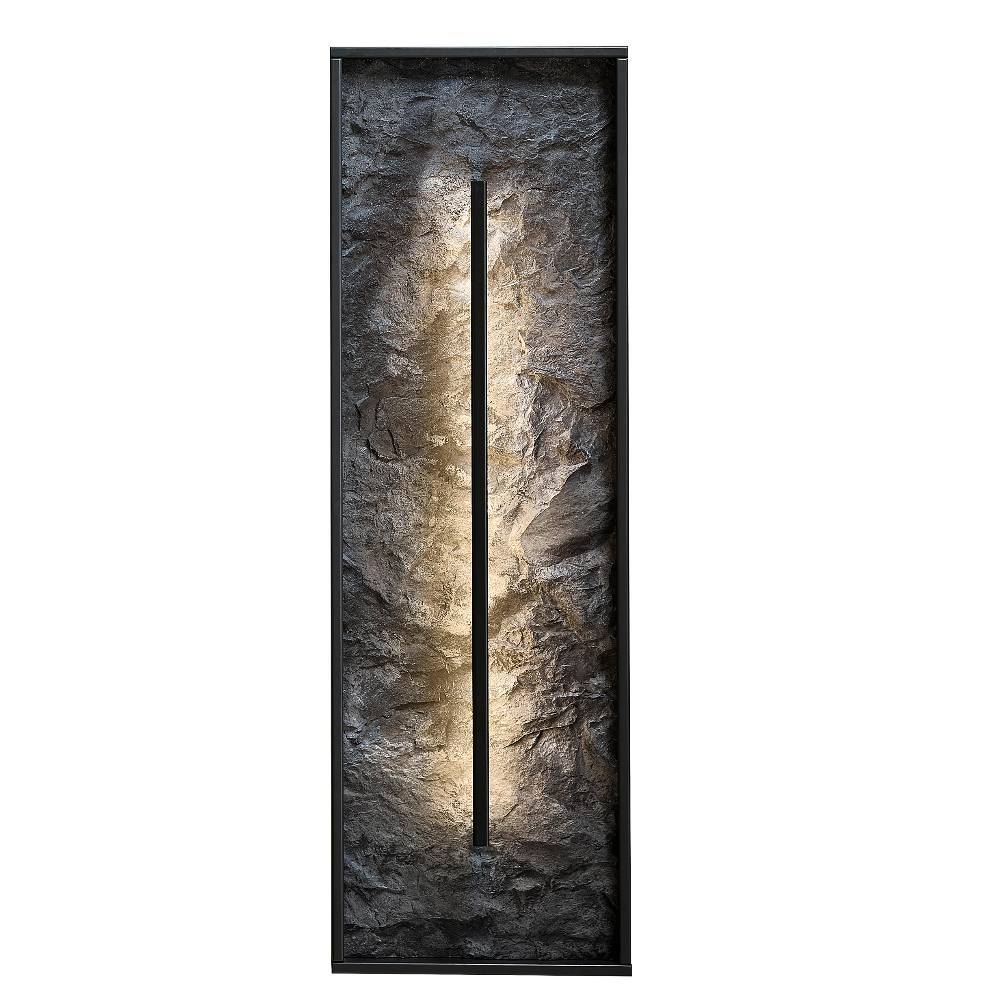 Design Wohnwand Ostoro in Wildeiche Bianco 260 cm breit (zweiteilig)