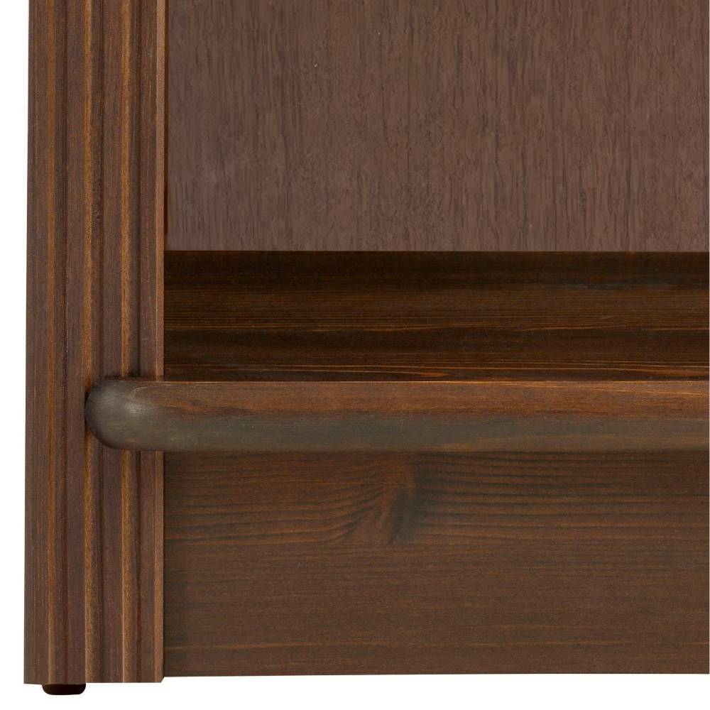 Standregal Landhaus Naguera in Dunkelbraun 67 cm hoch