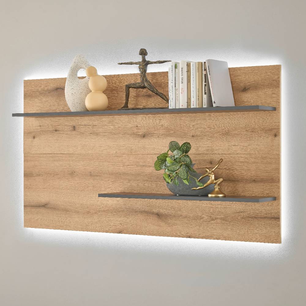 Wohnzimmer Anbauwand Castilla in modernem Design dreiteilig (dreiteilig)