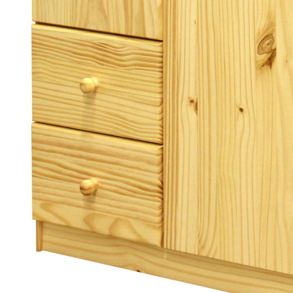 Waescheschrank Tine im Landhausstil 80 cm breit