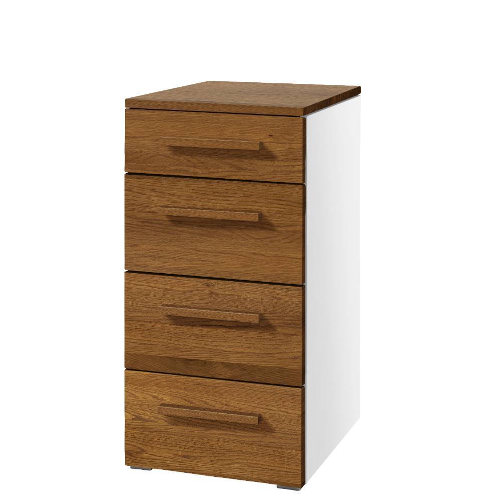 Kommode Jossa in modernem Design mit Holzgriffen